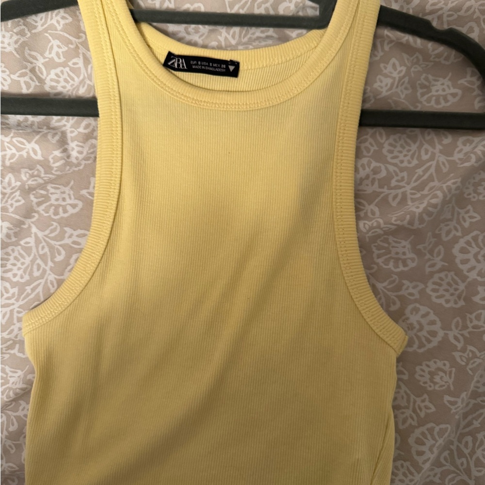 Yellow tank top